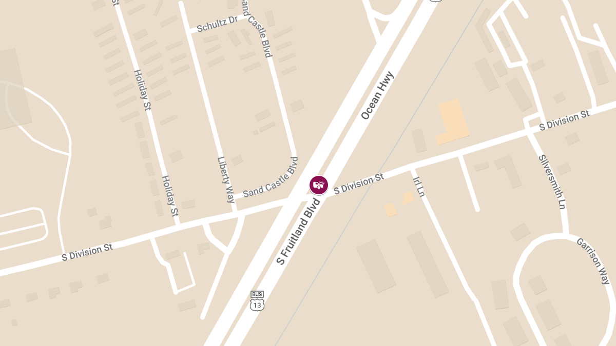 Injury Crash at Fruitland Blvd & S. Division St