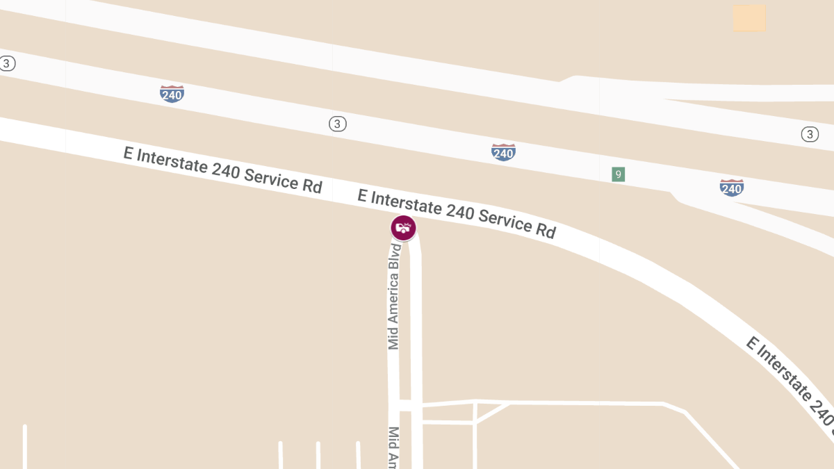 Injury Crash at Hino Blvd & Mid America Blvd
