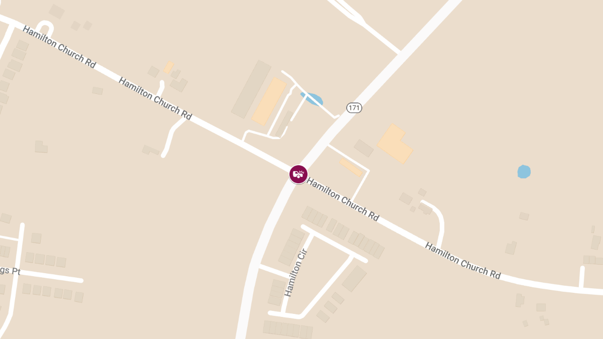 Injury Crash at Hobson Pike & Hamilton Church Rd