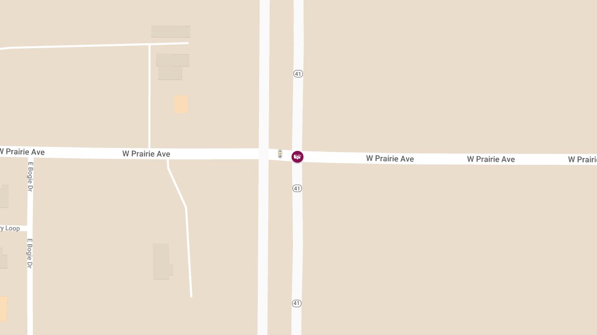 Injury Crash at Hwy 41 & Prairie Ave
