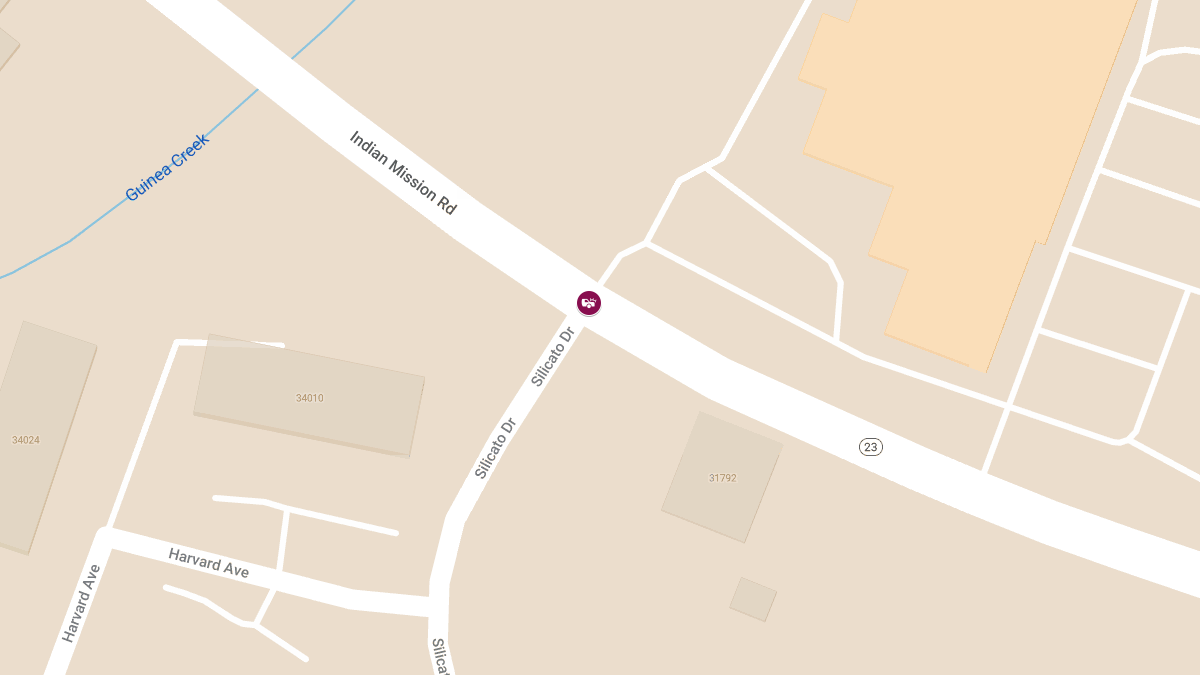Injury Crash at Indian Mission Rd & Silicato Dr
