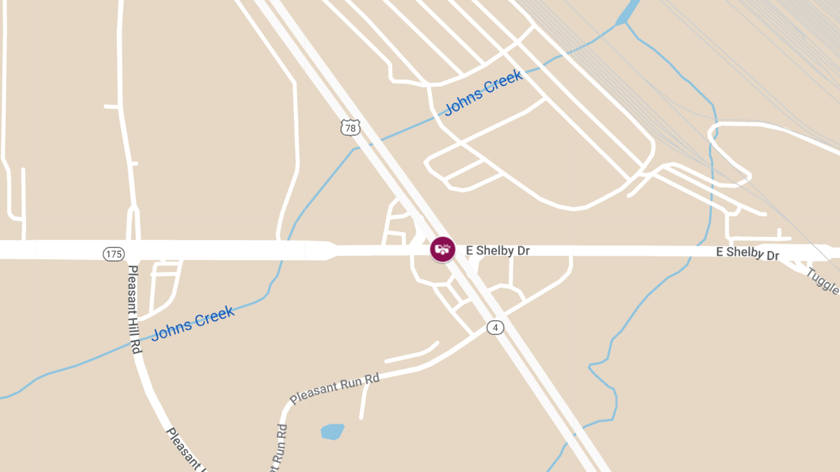 Injury Crash at Lamar Ave WB & Shelby Dr