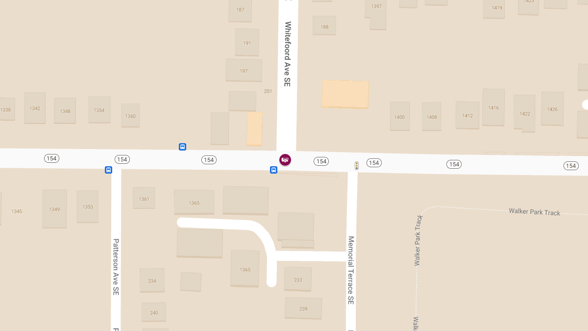 Injury Crash at Memorial Dr SE & Whitefoord Ave SE