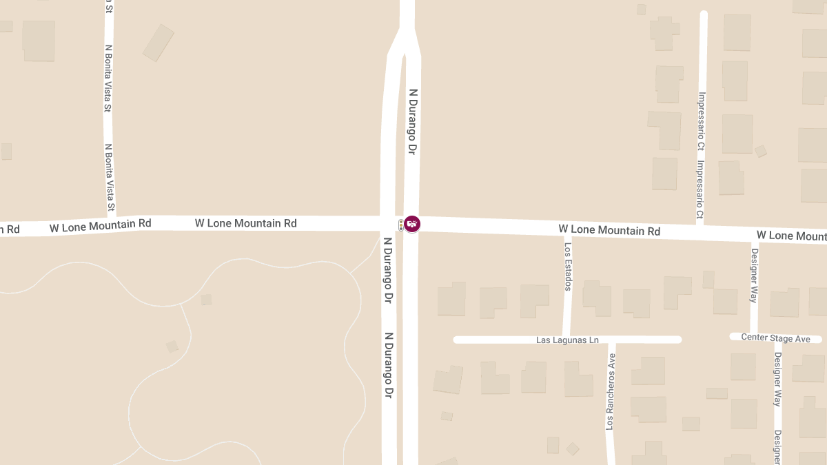 Injury Crash at N Durango Dr & W Lone Mountain Rd