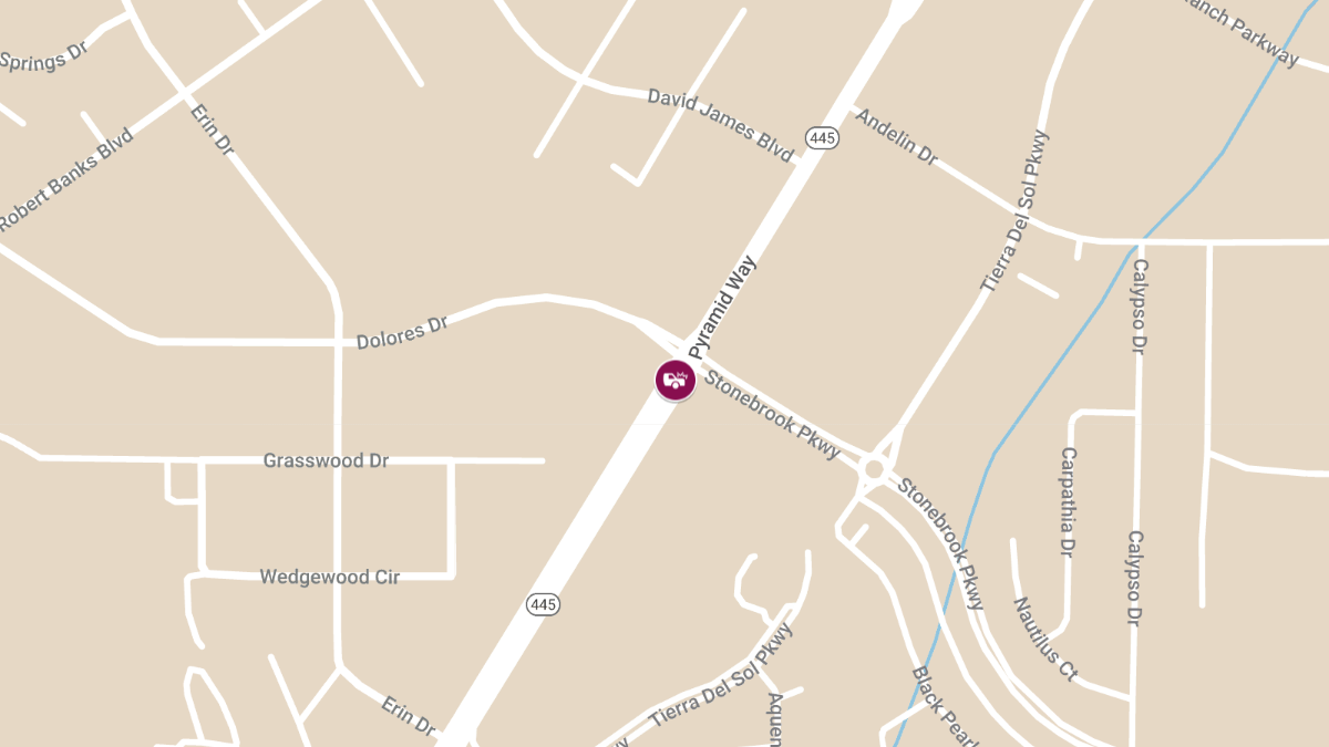 Injury Crash at Pyramid Way and Dolores Dr