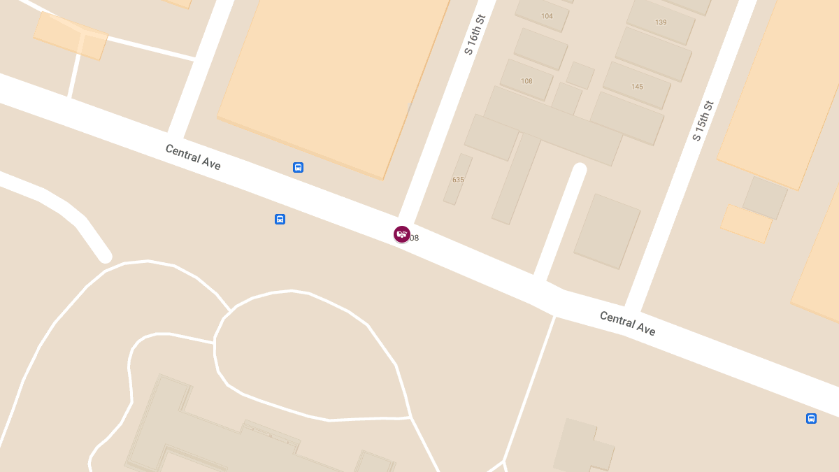 Injury Crash at S 16th St & Central Ave