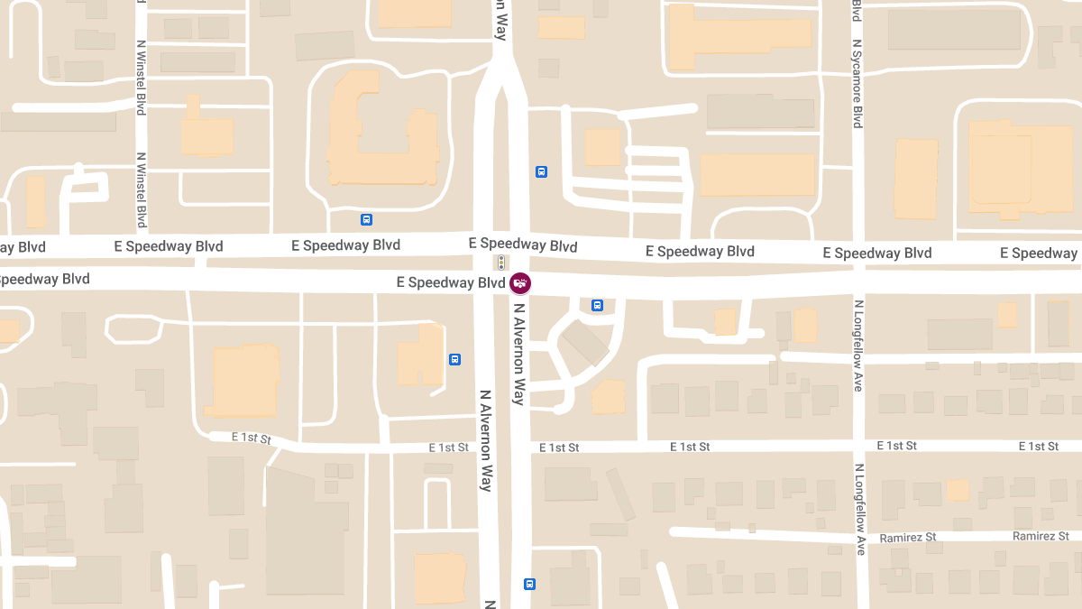 Injury Crash at Speedway Blvd & Alvernon Way