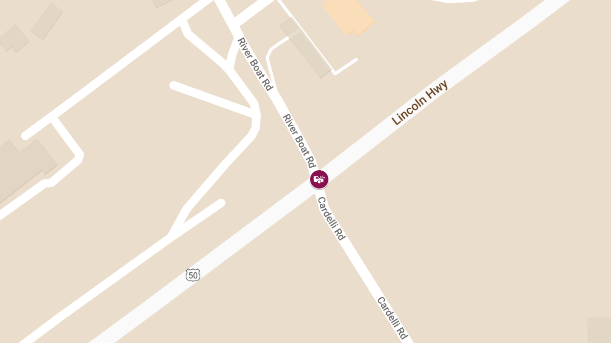 Injury Crash at US 50 Hwy & Riverboat Rd