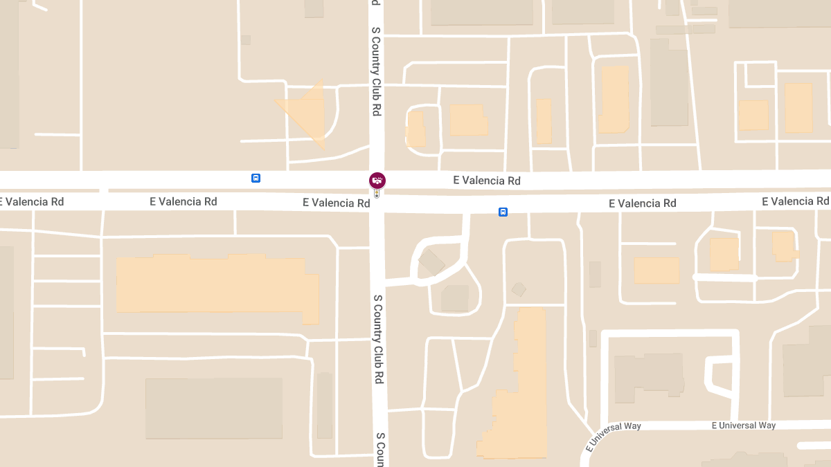 Injury Crash at Valencia Rd & Country Club Rd