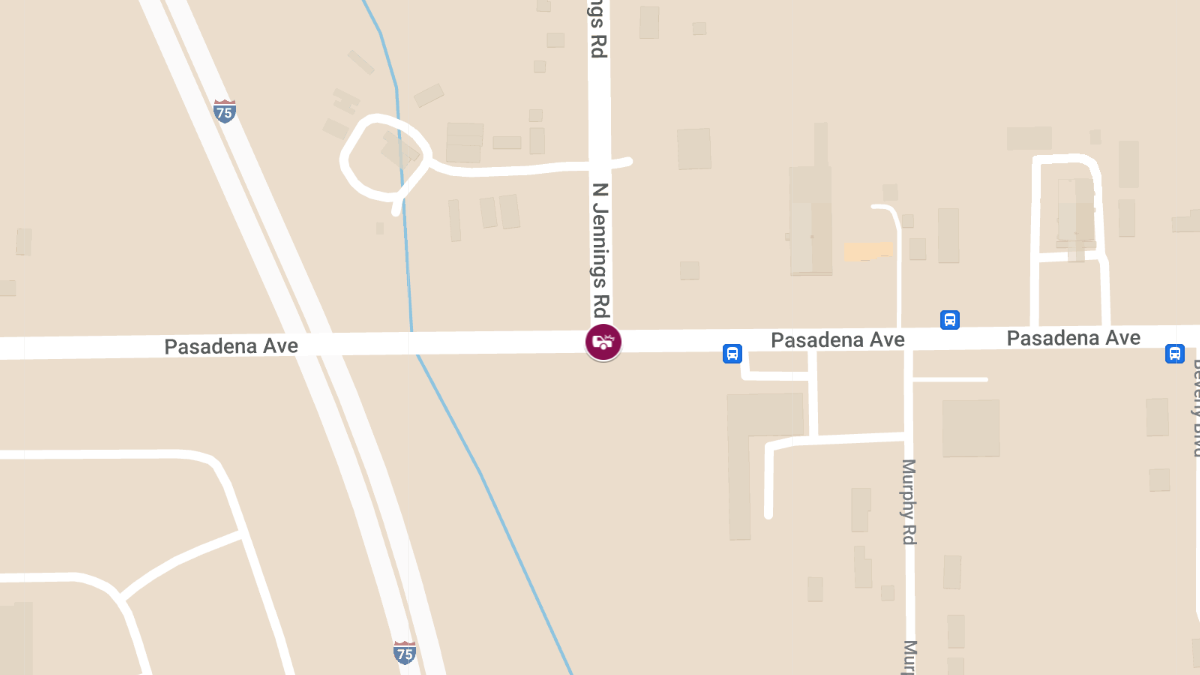 Injury Crash at W Pasadena Ave & N Jennings Rd