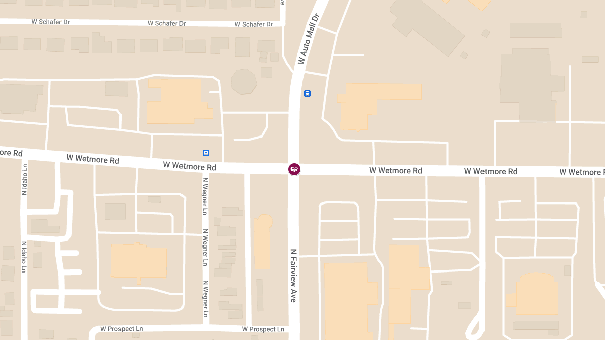 Injury Crash at Wetmore Rd & Auto Mall Dr