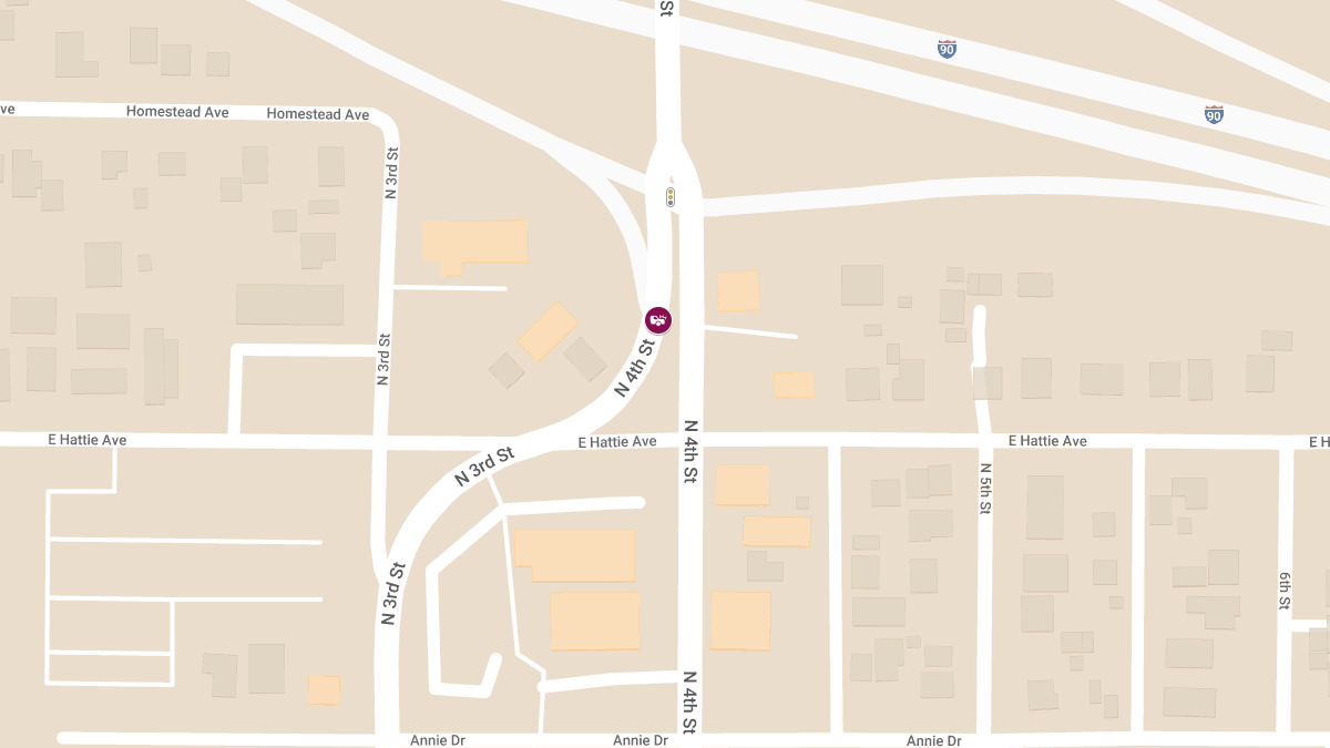 Injury Crash on 4th St South of the Freeway