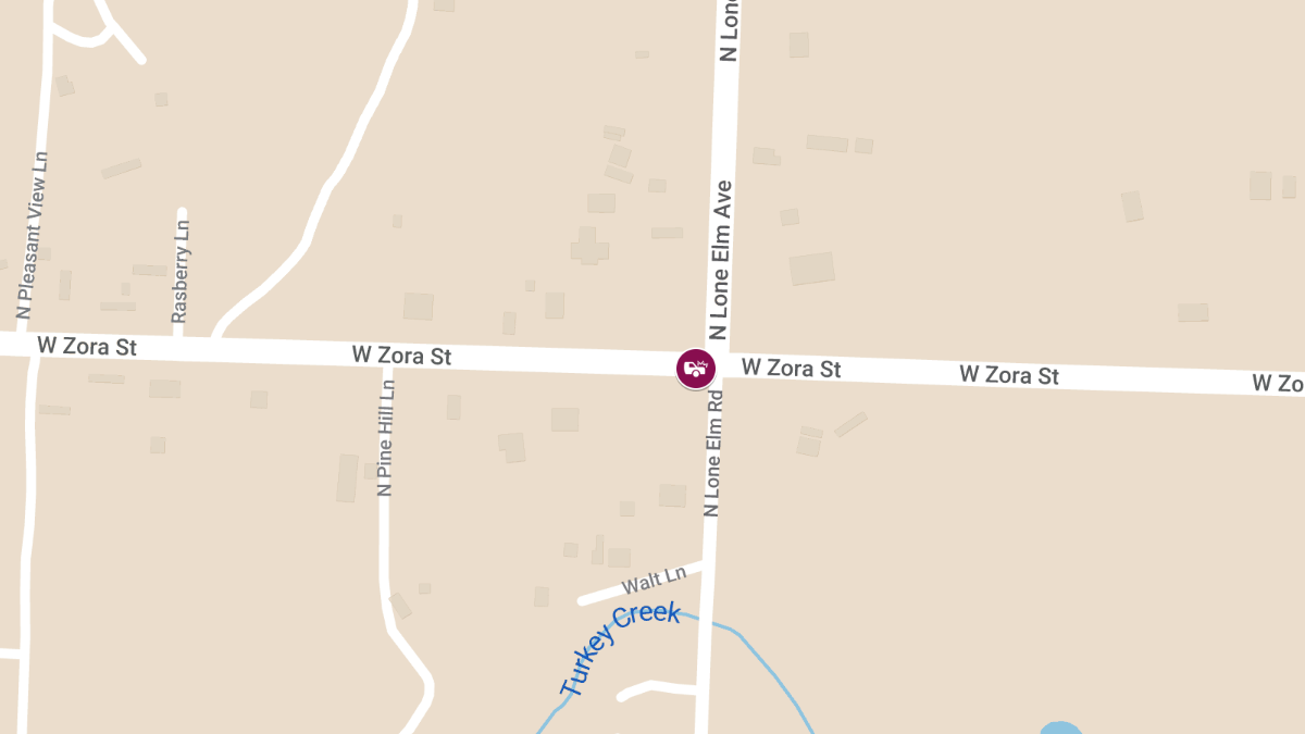 Injury Crash on County Road Lone Elm South of Carl Junction