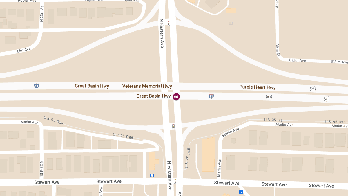 Injury Crash on IR-11 S at Eastern Ave