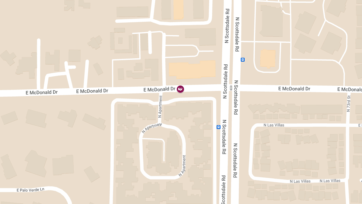 Injury Crash on McDonald Dr West of Scottsdale Rd