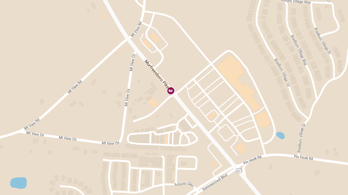 Injury Crash on Murfreesboro Pike Near Pin Hook Rd