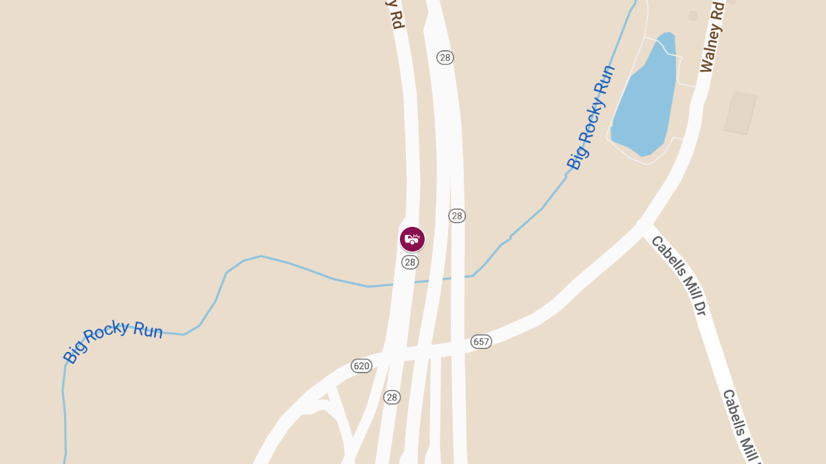 Injury Crash on VA-28 Near Walney Rd