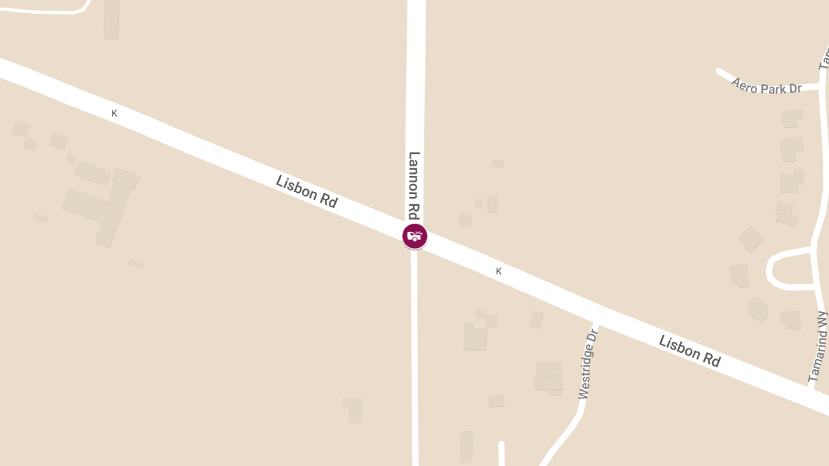 Injury Reported in Two-Vehicle T-Bone Collision at Lannon Rd & Lisbon Rd