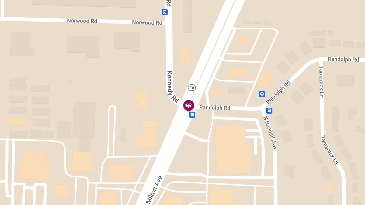 Injury Reported in Vehicle Accident at Milton Ave and Randolph Rd