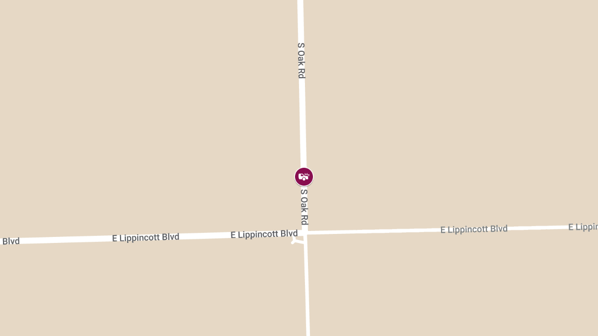 Injury Vehicle Accident at 1401 S Oak Rd