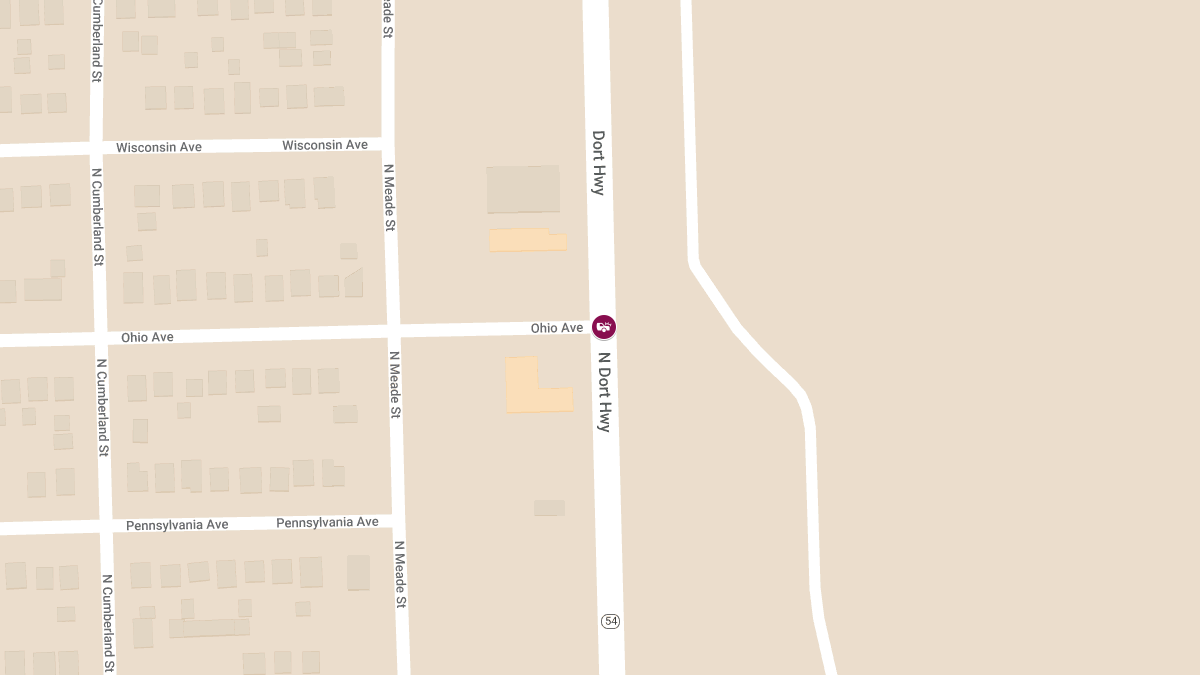 Injury Vehicle Accident at N Dort Hwy & Ohio Ave