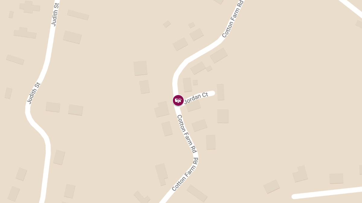 Injury Vehicle Accident with Airbag Deployment on Cotton Farm Rd