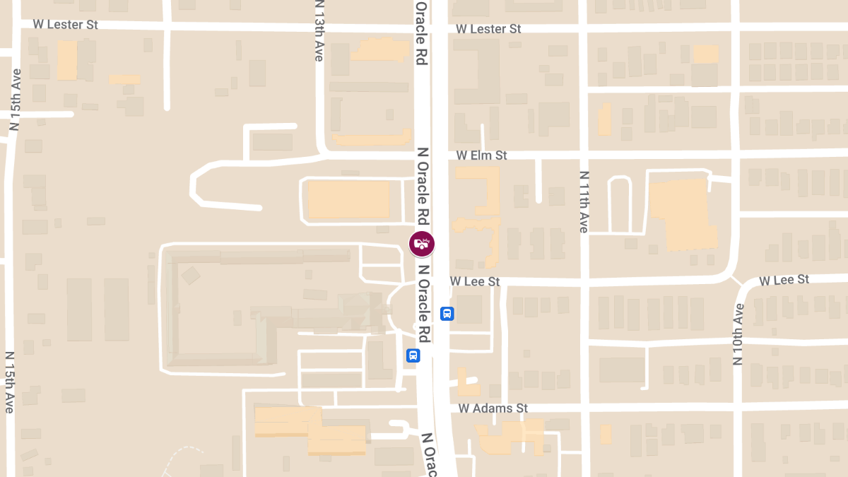 Injury Vehicle Collision at N Oracle Rd & W Lee St