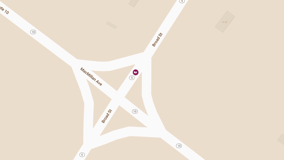 Major Crash on AL 5 at MP 8.91 Before AL 10