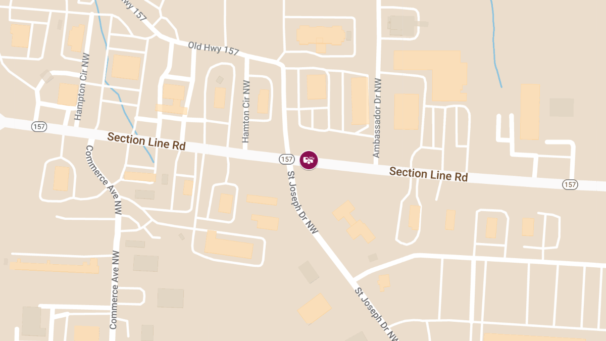 Major Crash on AL157 at MP 6.11 and St Joseph Dr