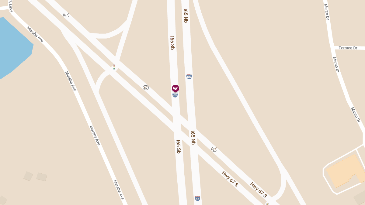 Major Crash on I-65 NB at MP 332.59 Near AL-67