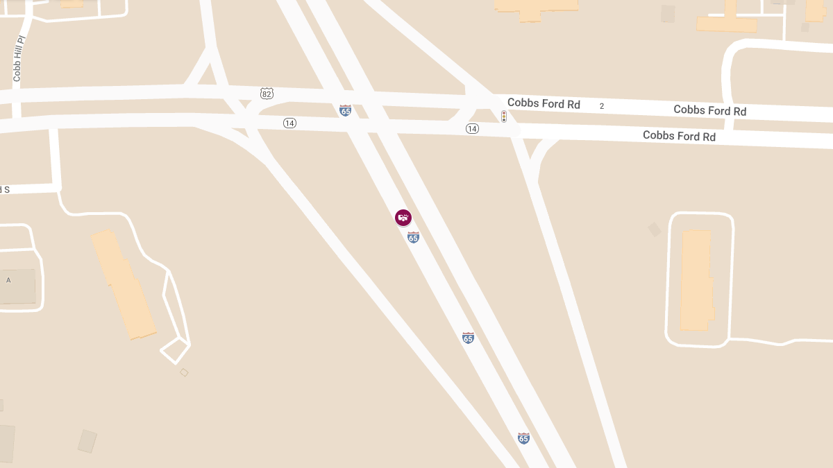 Major Crash on I-65 SB Near Exit 179 Cobbs Ford Rd