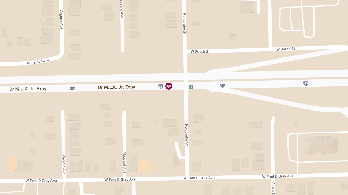 Major Crash on I-85 NB at MP 1.52