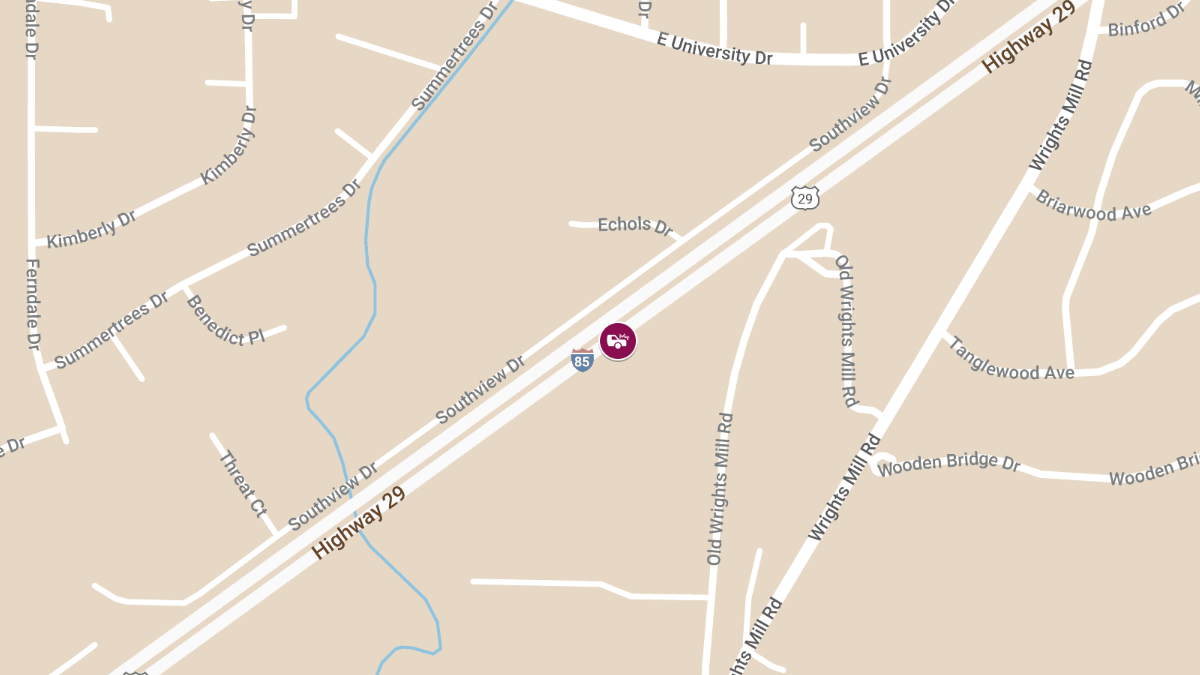 Major Crash on I-85 SB at MP 52.84 Before Exit 51 US-29