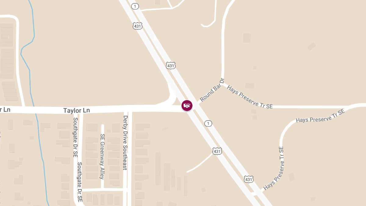 Major Crash on US 431 SB at Taylor Ln Injures Multiple