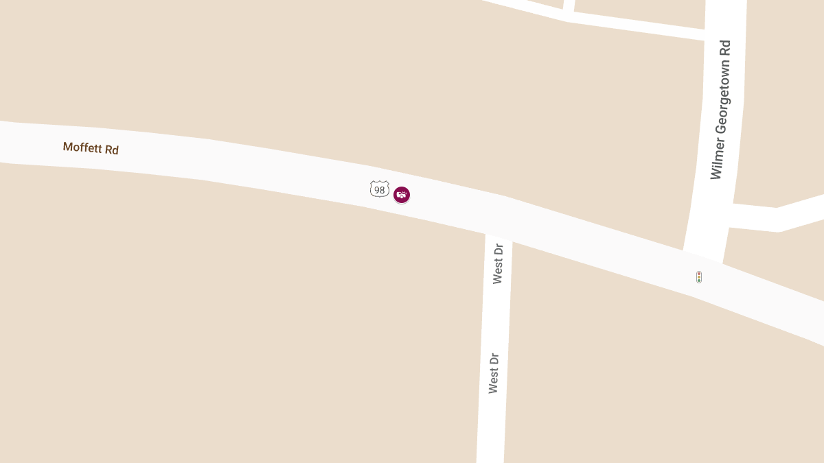 Major Crash on US-98 Near Wilmer Georgetown Rd