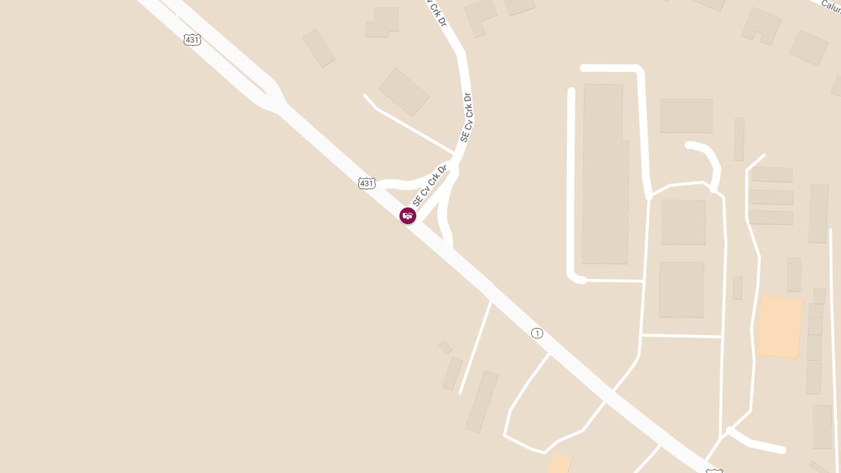 Major Crash on US431 SB at Cove Creek Rd