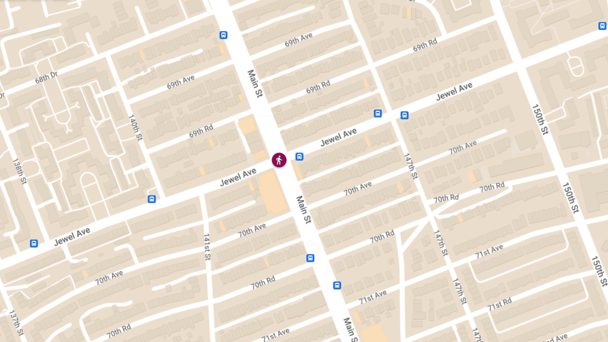 Man Struck by Vehicle at Jewel Ave & Main St