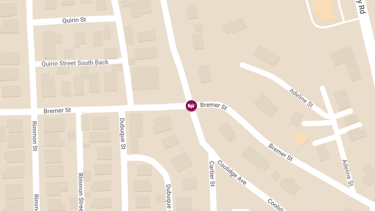 Motor Vehicle Accident With Injuries at Coolidge Ave & Bremer St