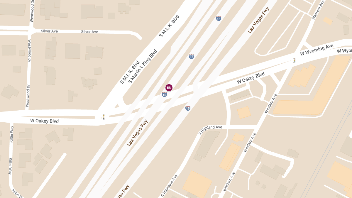 Motor Vehicle Accident at I-15 N & Martin Luther King Blvd Causes Injuries