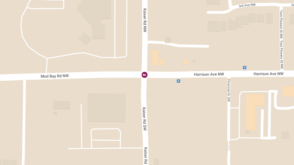 Motor Vehicle Accident at Kaiser Rd & Harrison Ave NW