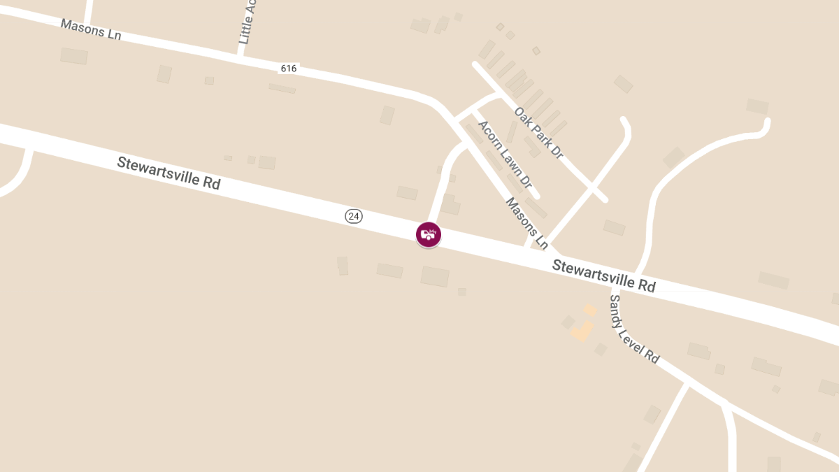 Motor Vehicle Accident at Meadows Spur Rd & Rt. 24 Stewartsville Rd Causes Injuries