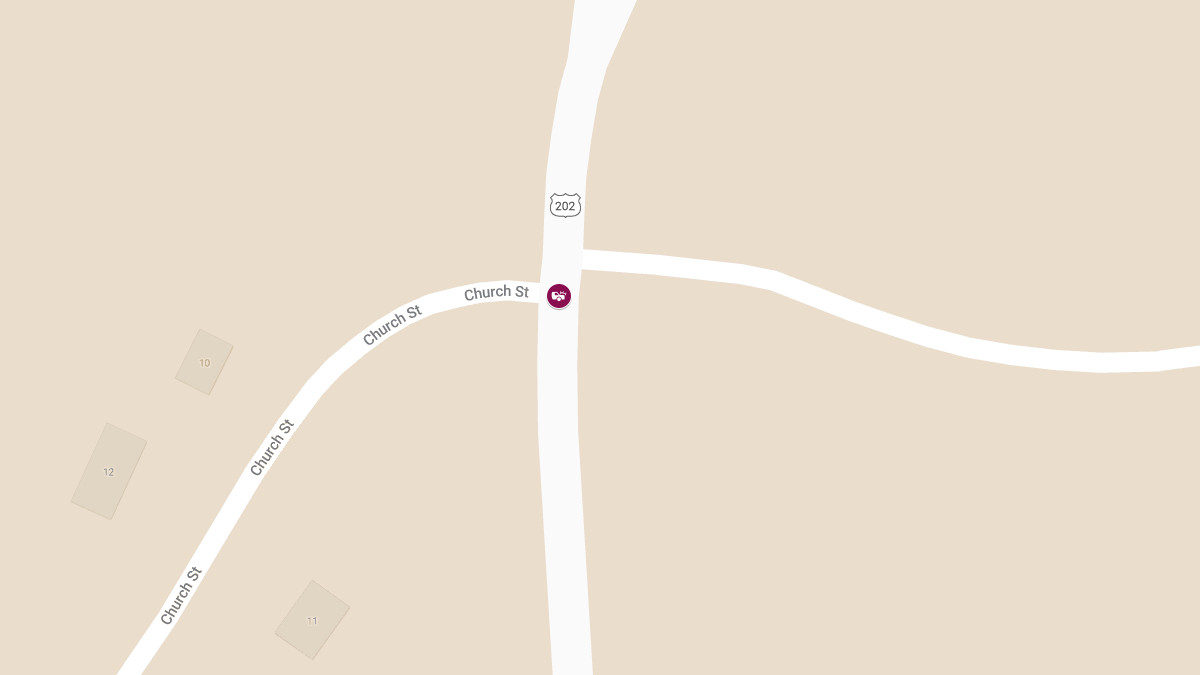 Motor Vehicle Accident at Rochester Rd & Church St