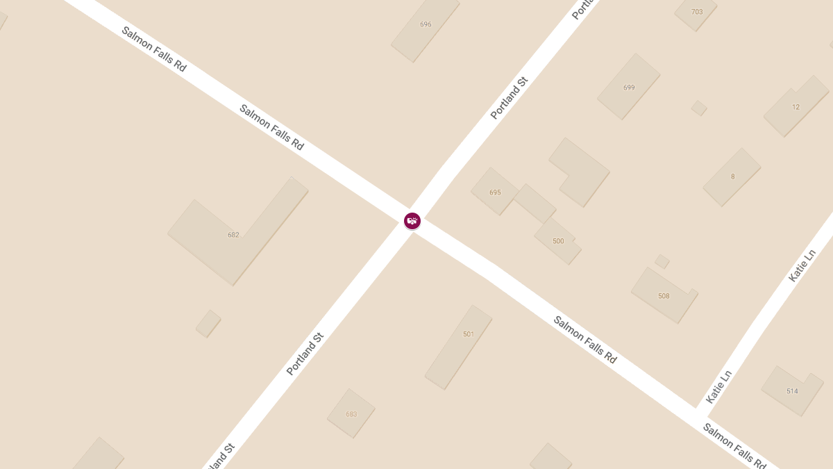 Motor Vehicle Accident at Salmon Falls Rd & Portland St Causes Injuries