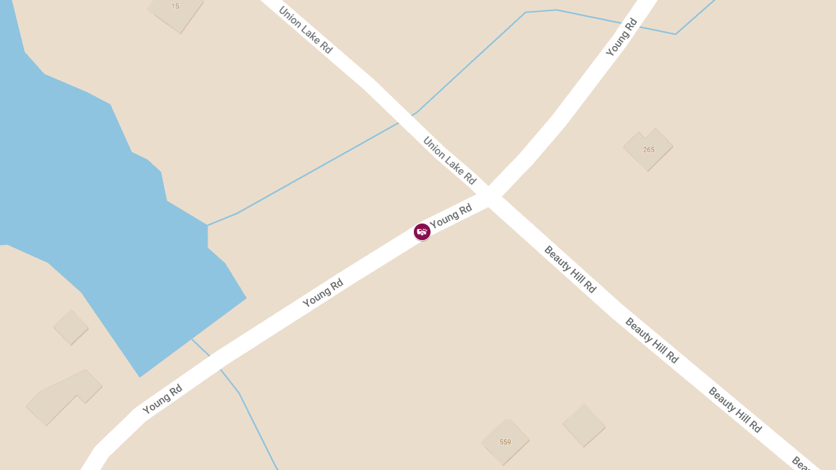 Motor Vehicle Accident at Young Rd Near Union Lake Rd