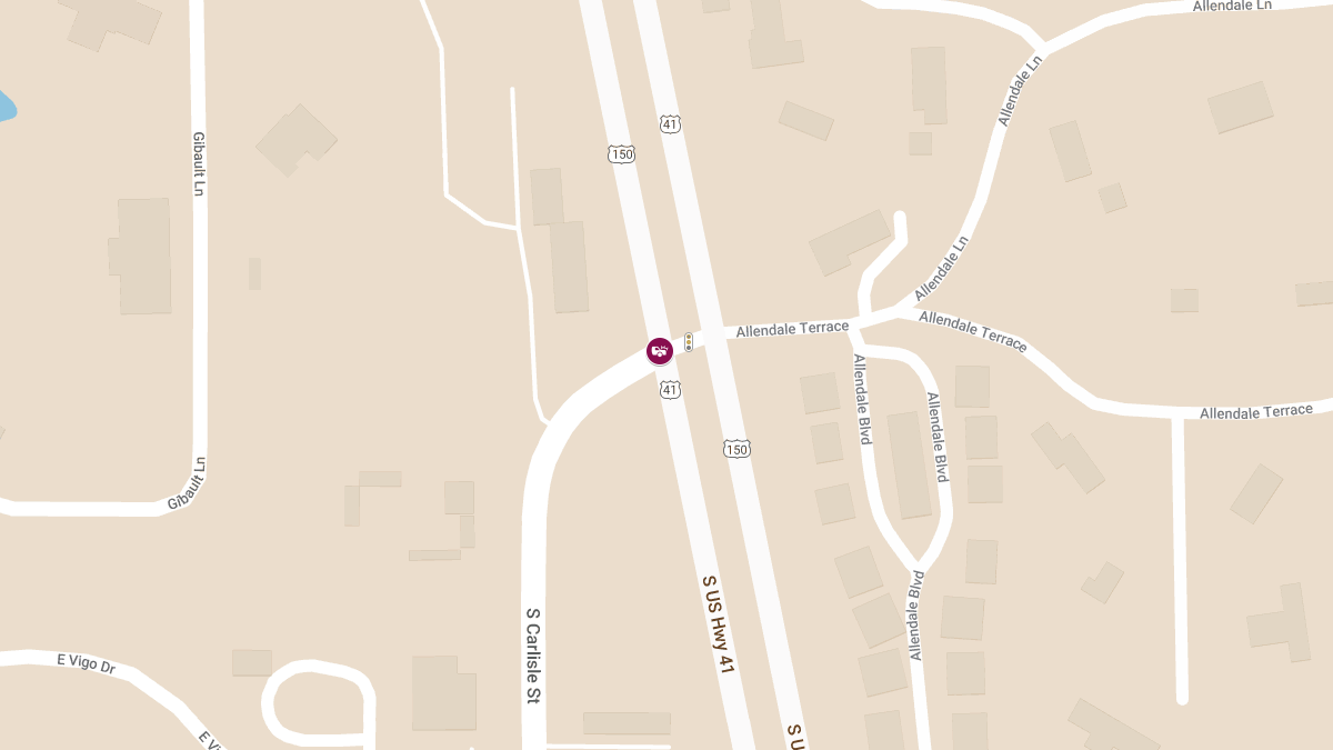 Motor Vehicle Accident with Entrapment at S 41 & S Carlisle (NB Lanes)
