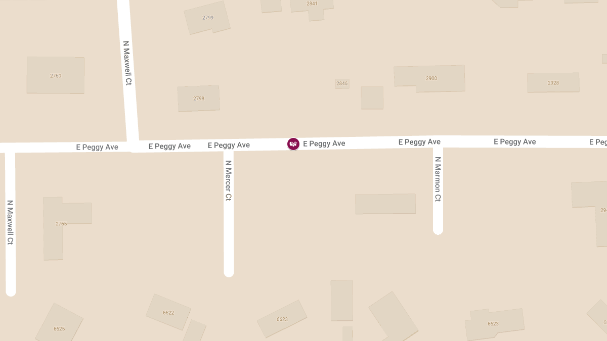 Motor Vehicle Accident with Injuries at E Peggy Ave