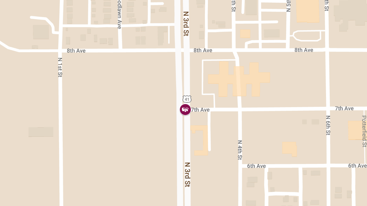 Motor Vehicle Accident with Injuries at S 41 & S 7th