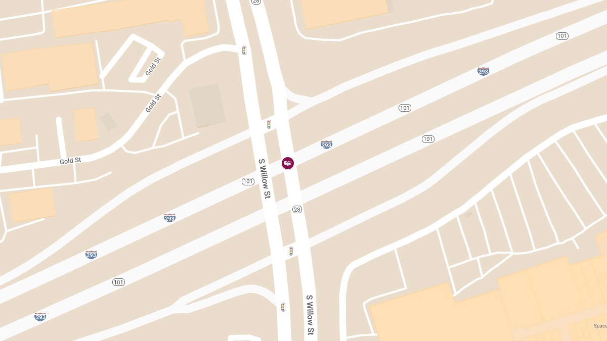 Motor Vehicle Accident with Injuries at S Willow St and I-293/101 On-Ramp