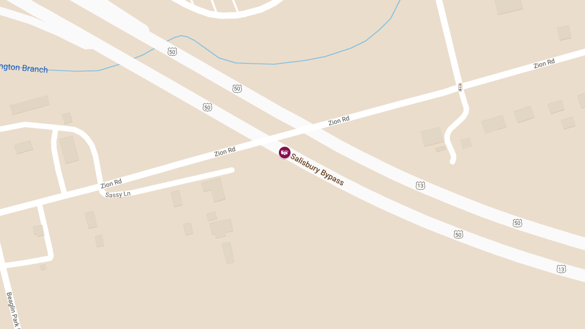 Motor Vehicle Accident with Injuries on Rt 50 & Salisbury Bypass