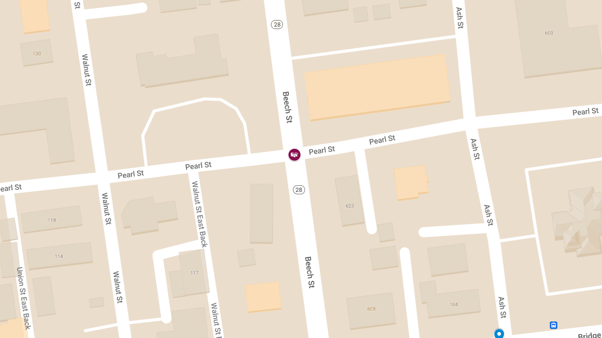 Motor Vehicle Accident with Injury at Beech St & Pearl St